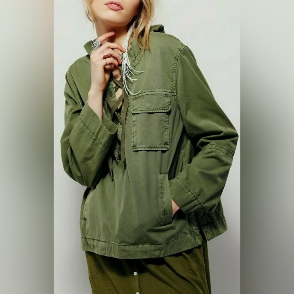 Free People Safari Sport Pullover Hoodie